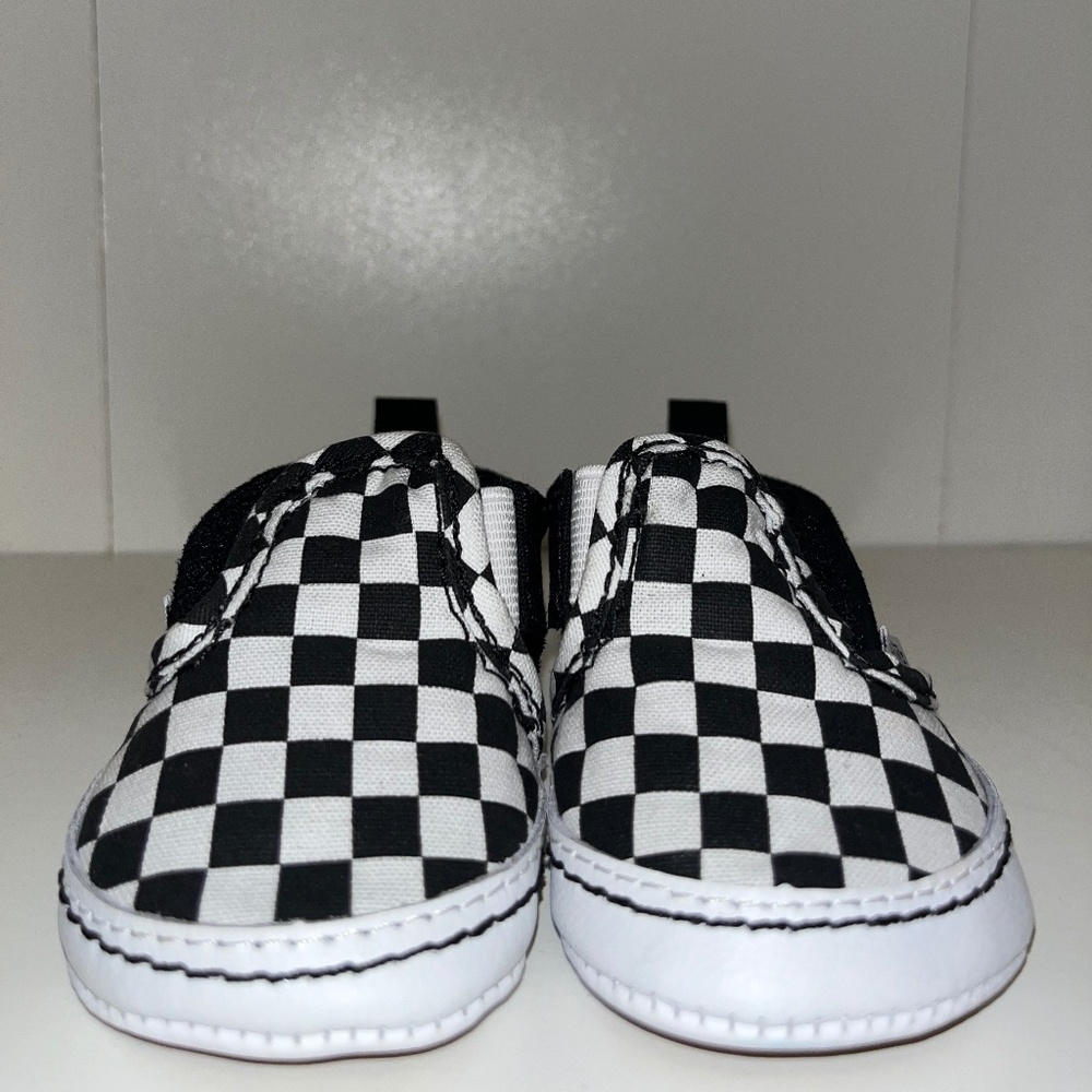Black and white checkered vans